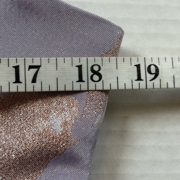 Adrianna Papell Pink and Gold Floral Midi Dress - Picture 14 of 16